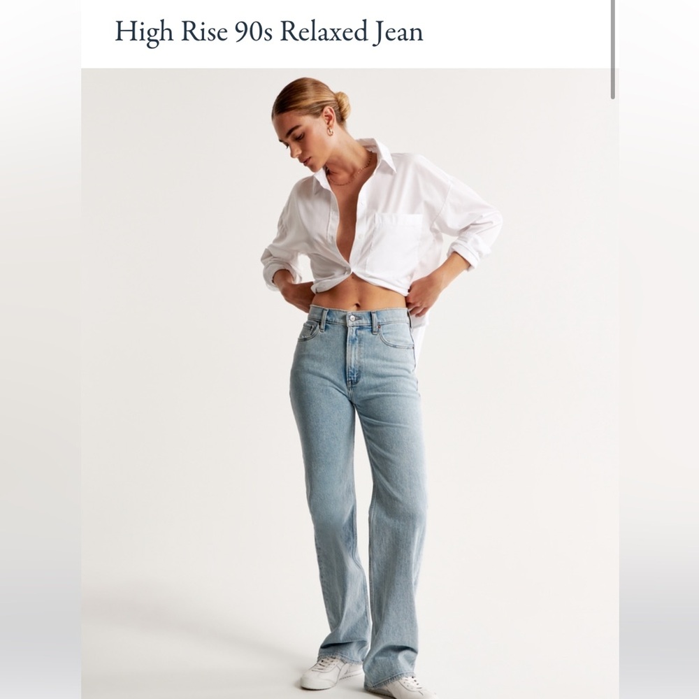 Abercrombie High Rise 90s Relaxed Jeans
